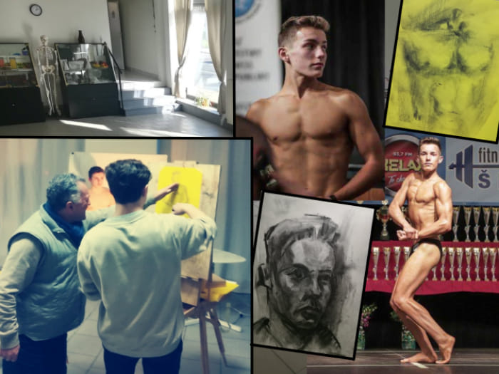 Rozšiř si své obzory v kresbě - malbě (živý model) mužský akt