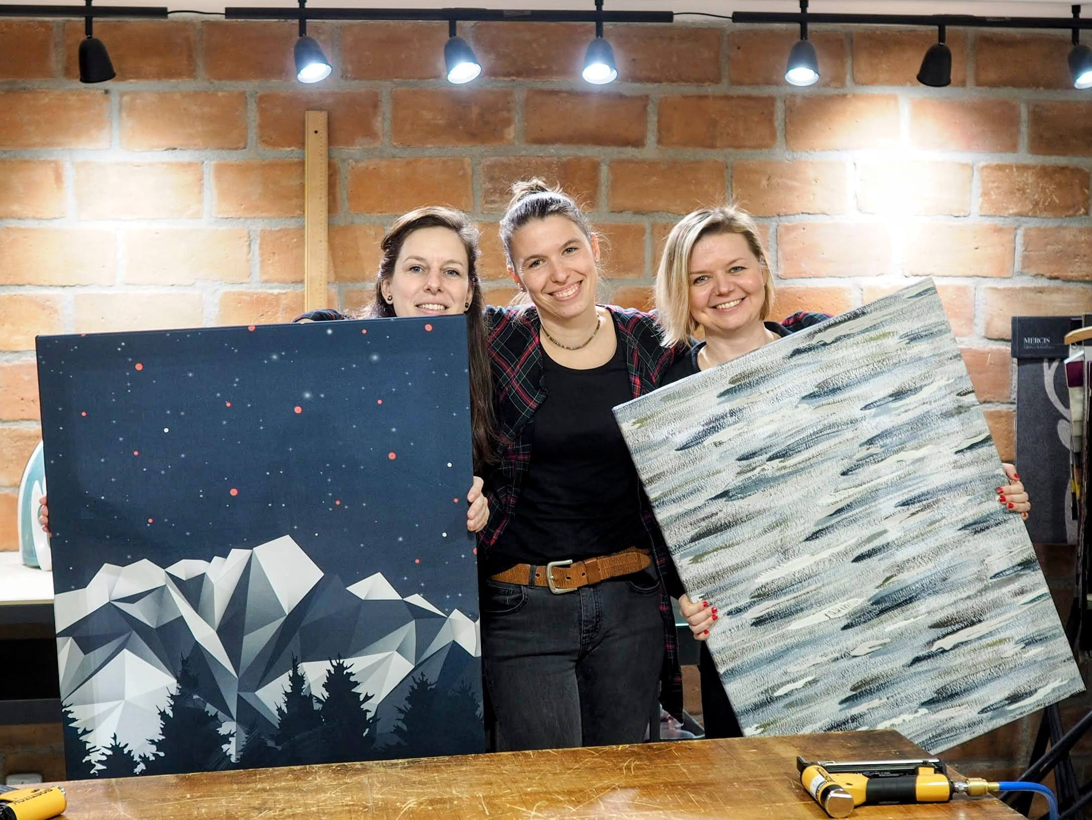 Výroba textilního obrazu